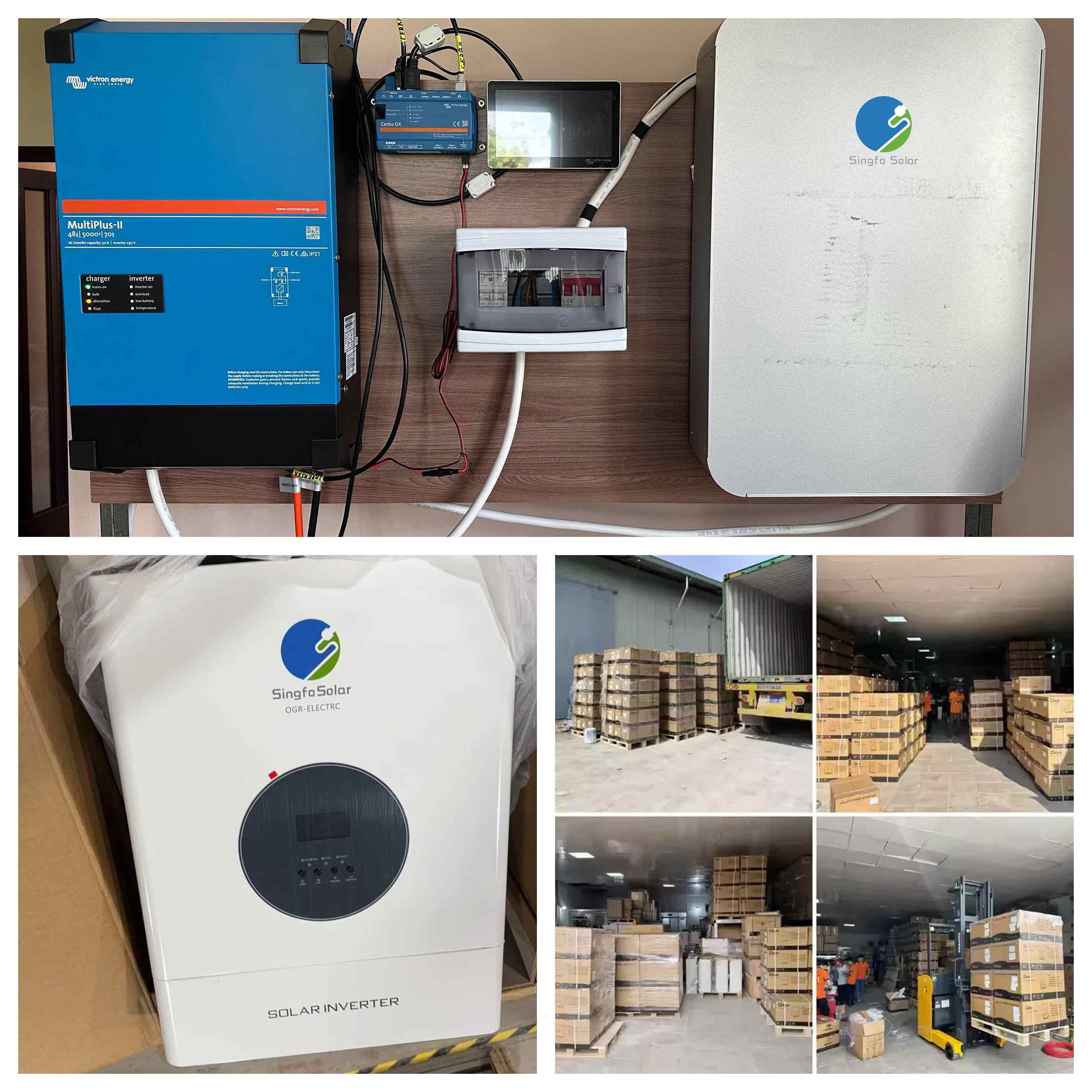 Singfo Solar Residential 3kW-15kW On Grid Solar Power System Kit for Home