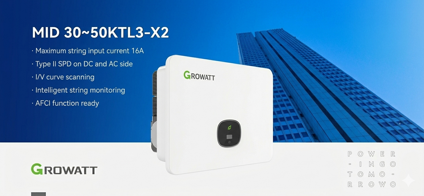 On-grid Inverter Growatt MID 30-50KTL3-X2