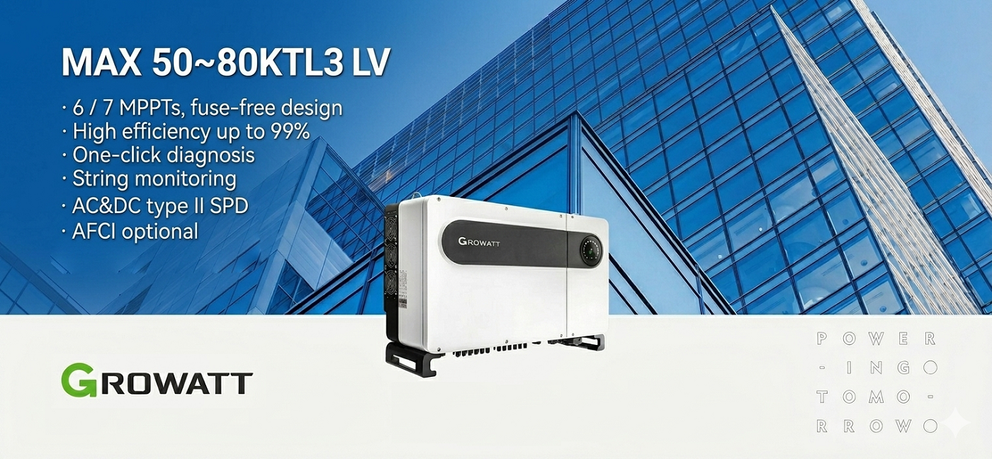 On-grid Inverter Growatt MAX 50-80KTL3 LV