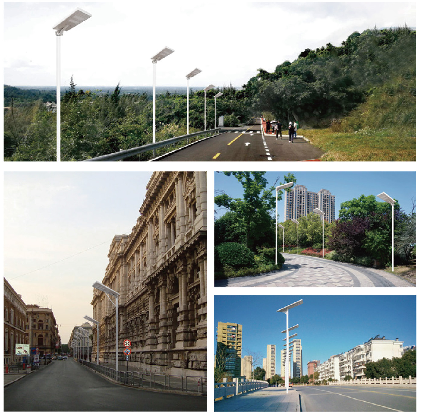 Integrated Solar Street Lights