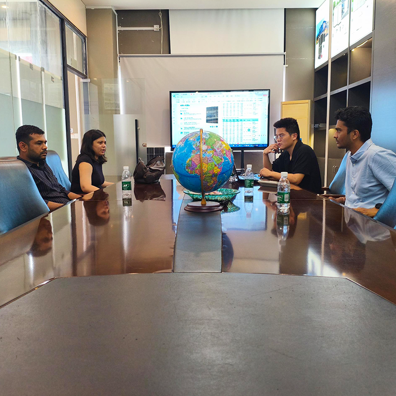 Warmly Welcome Indian Customers to Visit Singfo Solar – A Fruitful Step Towards Green Energy Cooperation