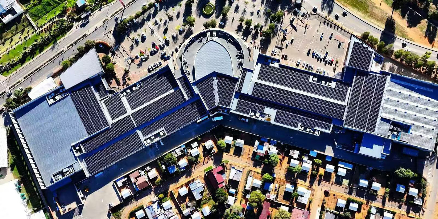 2.2MW Solar   3.4MWh Storage Hybrid System Powers Major Shopping Mall in Bloemfontein, South Africa – Generates 10,560 kWh/Day, Saves ~16,896 CNY Daily