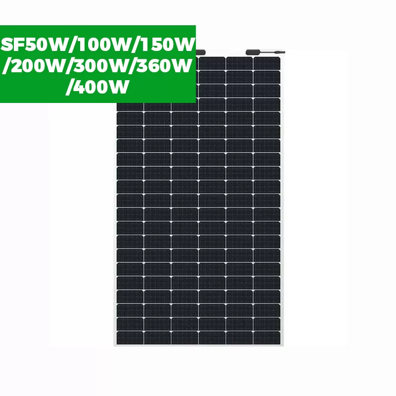 SF50W/100W/150W/200W/300W/360W/400W Flexible Solar Panels Monocrystalline PERC Lightweight Module