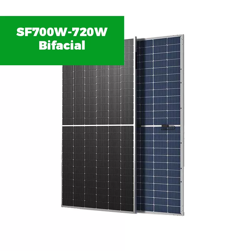 SF700W-720W Bifacial Solar Panels Monocrystalline Half Cell Panel