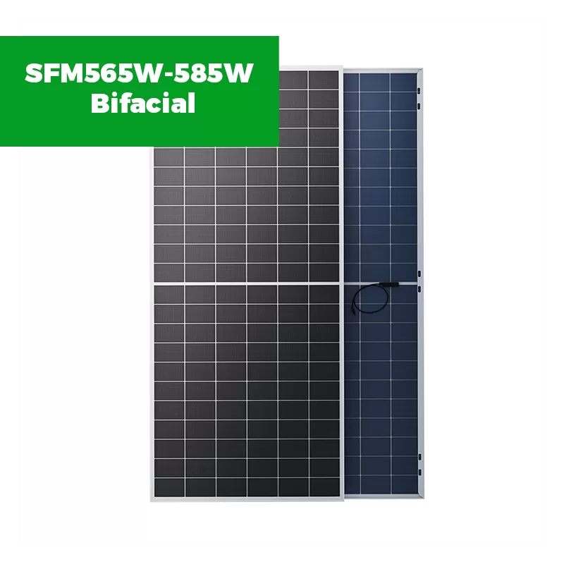 SFM565W-585W Bifacial Solar Panels Monocrystalline Half Cell Panel