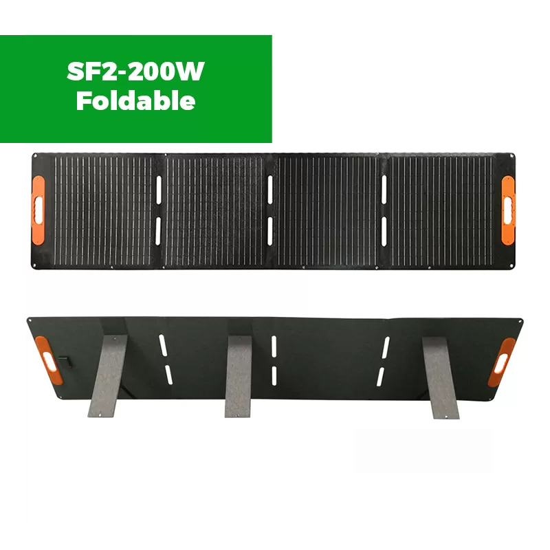 SF2-200W Foldable Solar Panel Portable Solar Battery Charger for Portable Power Station