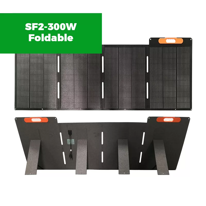 SF2-300W Foldable Solar Panel Portable Solar Battery Charger for Portable Power Station