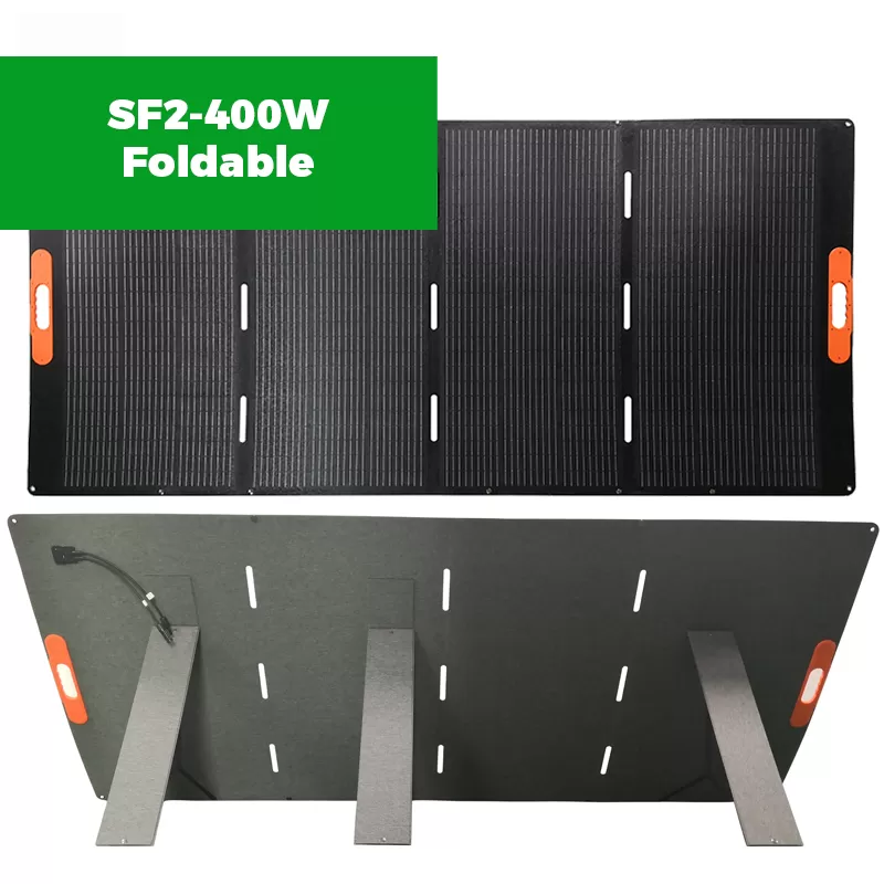 SF2-400W Foldable Solar Panel Portable Solar Battery Charger for Portable Power Station