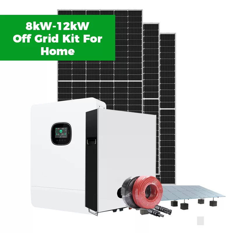 Singfo Solar 8kW-12kW Off Grid Solar Power System Kit For Home