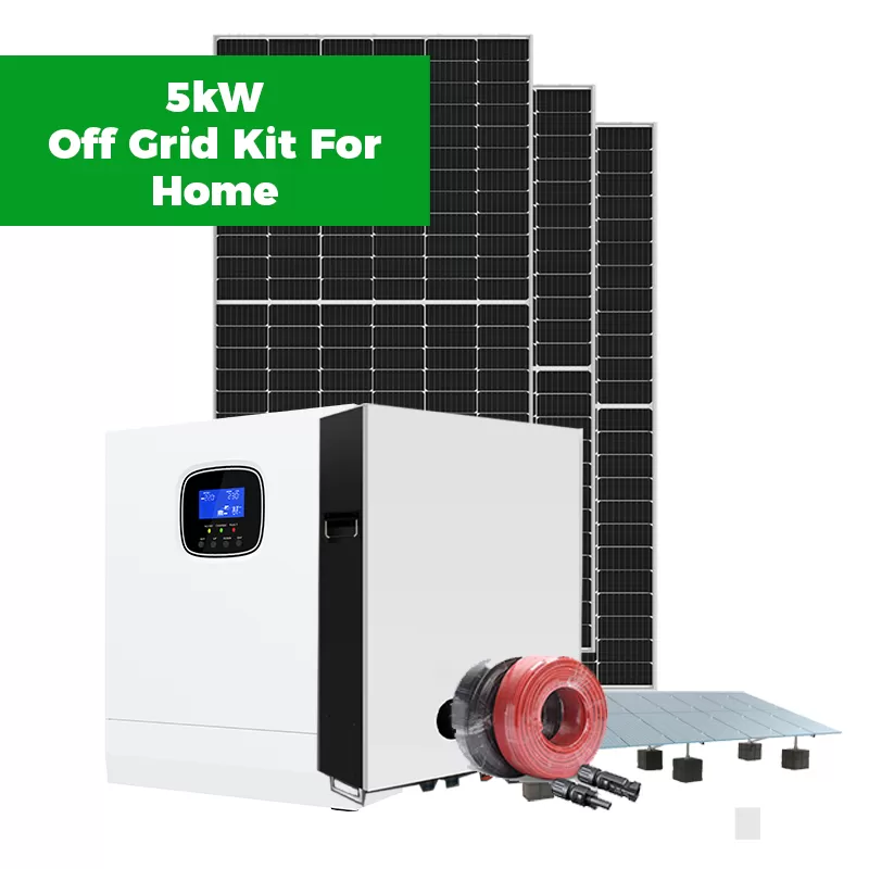 Singfo Solar 5kW Off Grid Solar Power System Kit For Home