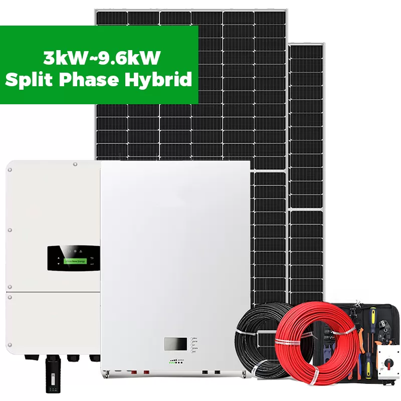 Singfo Solar 3kW~9.6kW Split Phase Hybrid Solar Power System