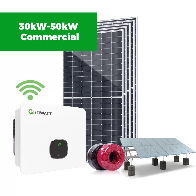 Singfo Solar 30kW-50kW On Grid Solar Power System For Commercial & Industrial