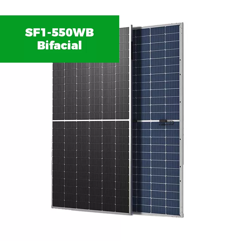 SF1-550WB Bifacial Solar Panels Monocrystalline Half Cell Panel