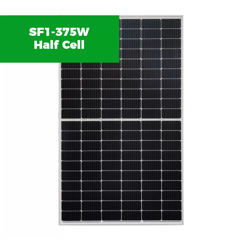 SF1-375W Solar Panels Monocrystalline Half Cell Panel